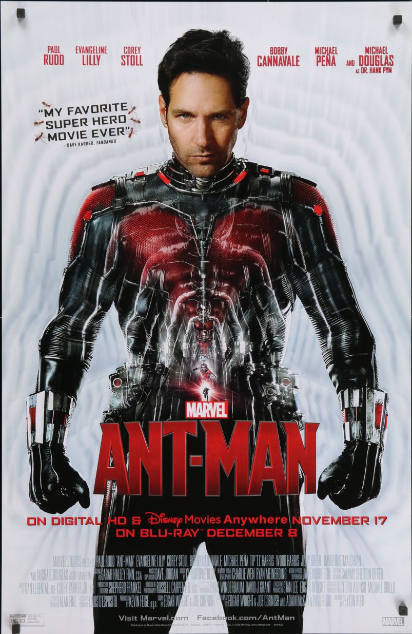 Ant-Man (2015) original theatrical movie poster - Video