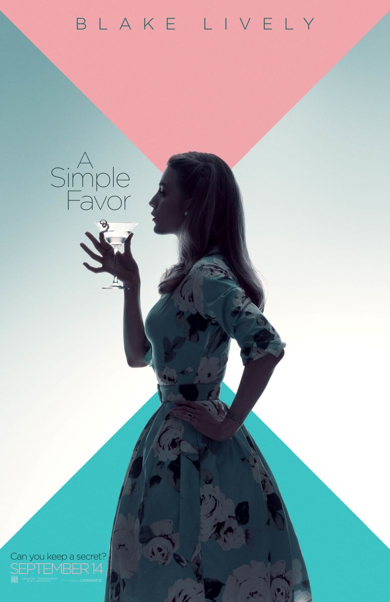 A Simple Favor (2018) original theatrical movie poster - Advance Style B