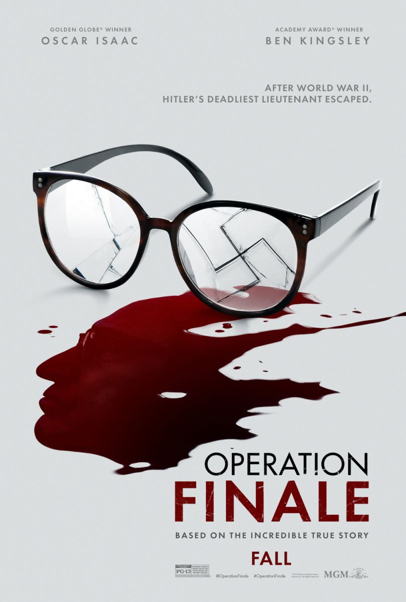 Operation Finale (2018) original theatrical movie poster - Final