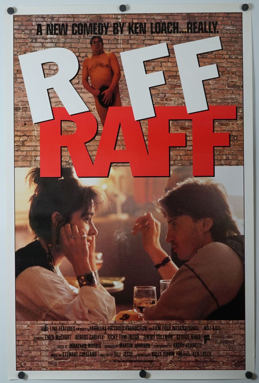 Riff-Raff (1993) original theatrical movie poster - Final