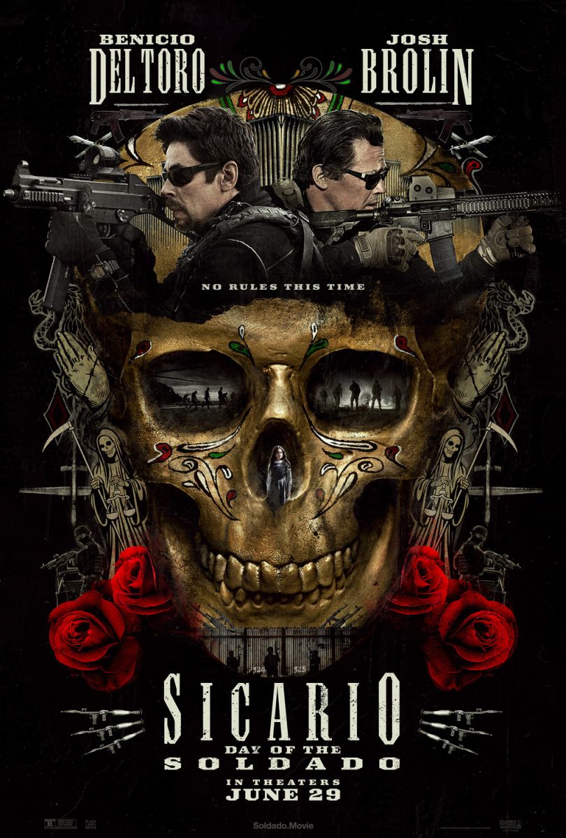 Sicario: Day of the Soldado (2018) original theatrical movie poster - Final