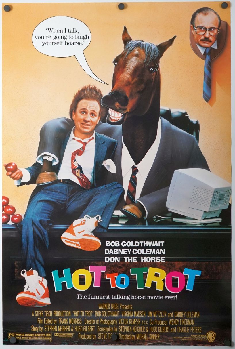 Hot to Trot (1988) original theatrical movie poster - Final