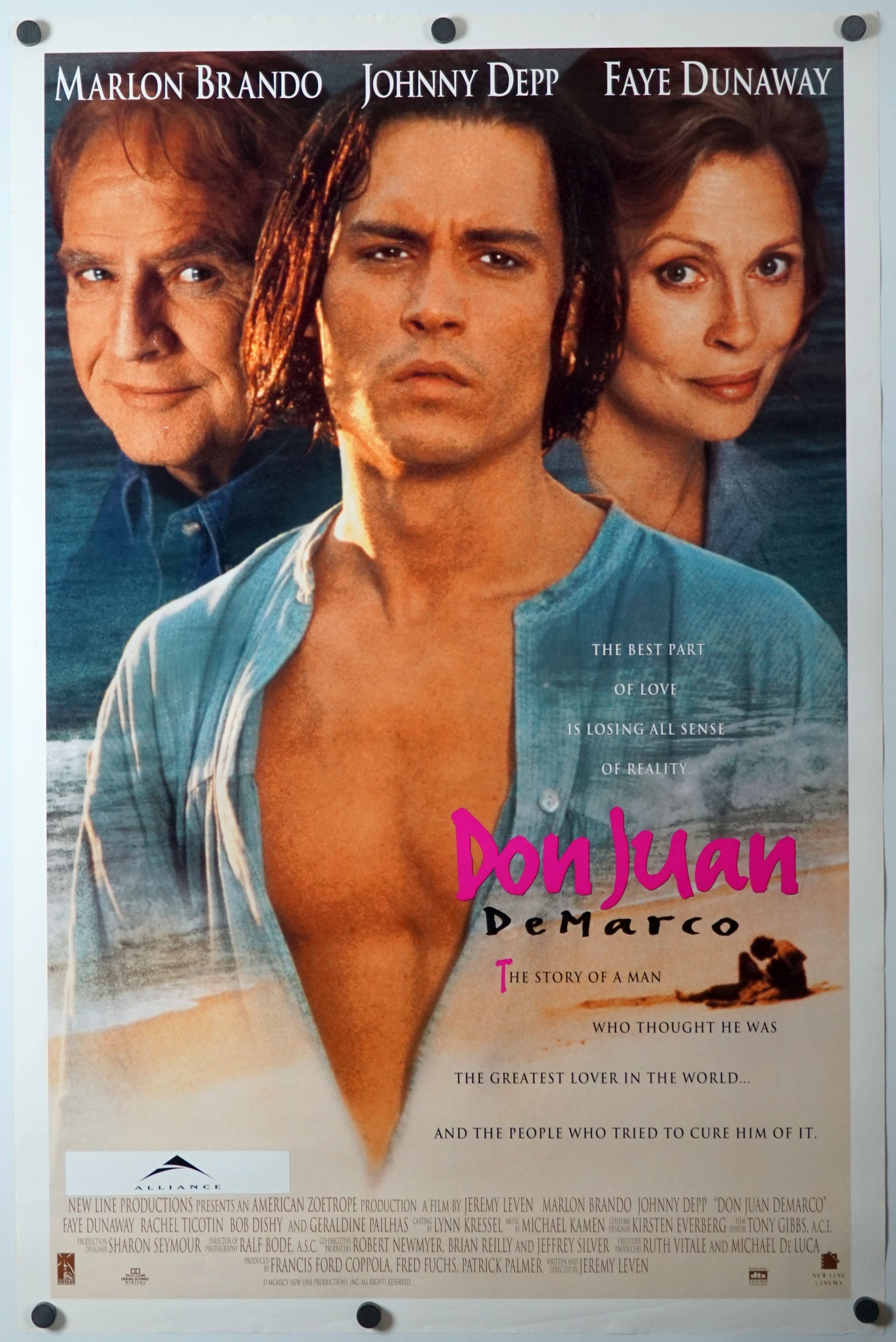 Don Juan DeMarco (1994) original theatrical movie poster - Final
