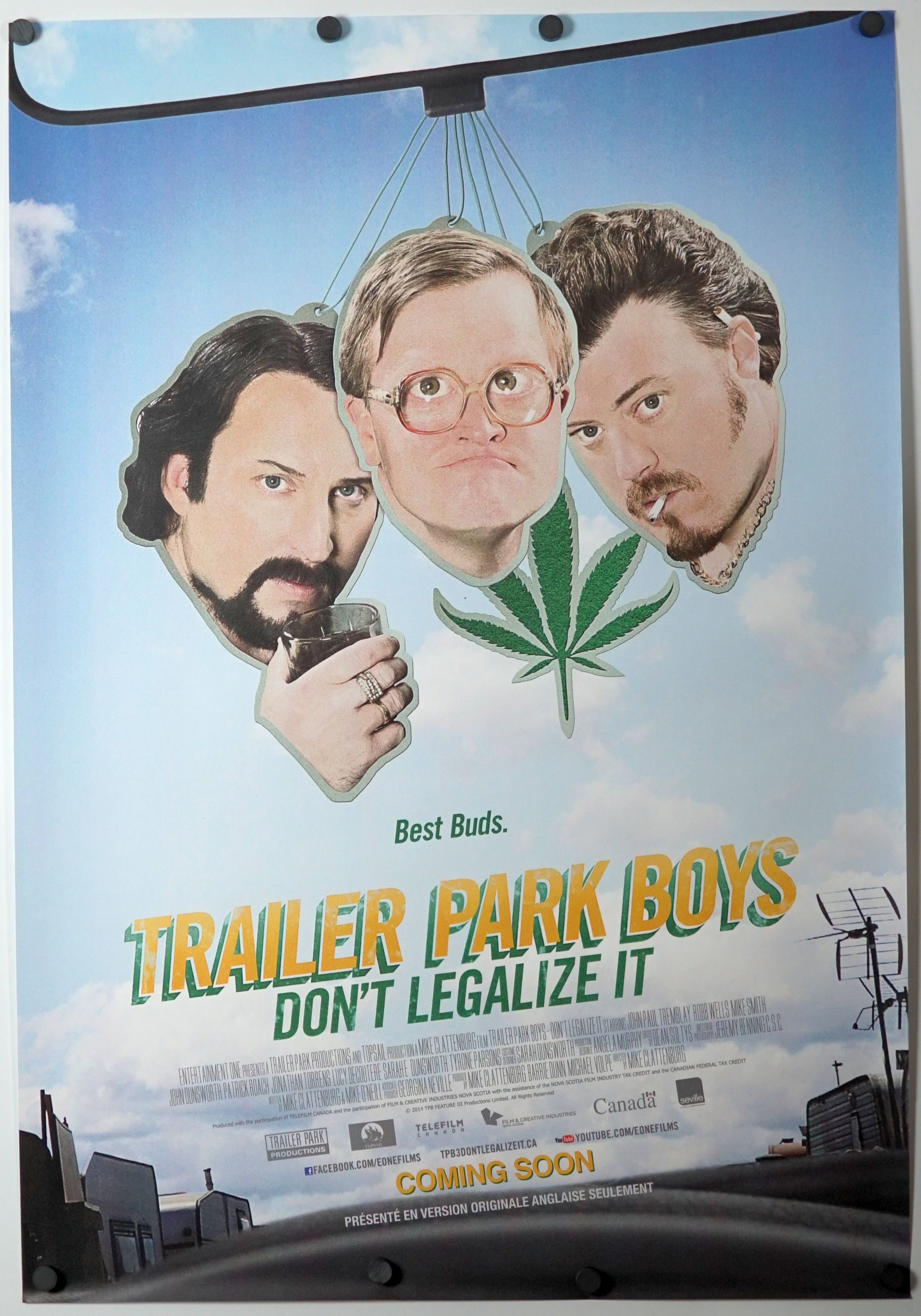 Trailer Park Boys: Don't Legalize It (2014) original theatrical movie poster - Final