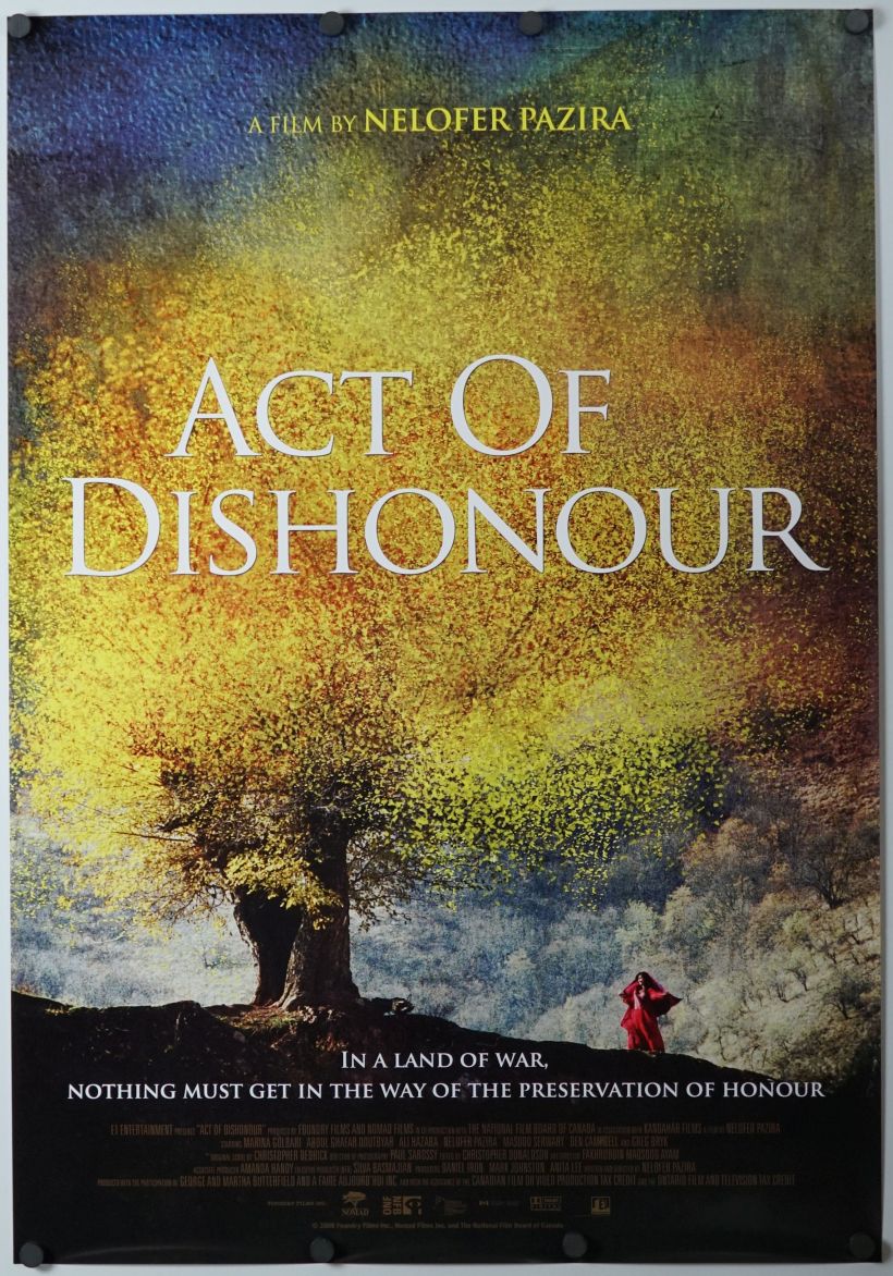 Act of Dishonour (2010) original theatrical movie poster - Final
