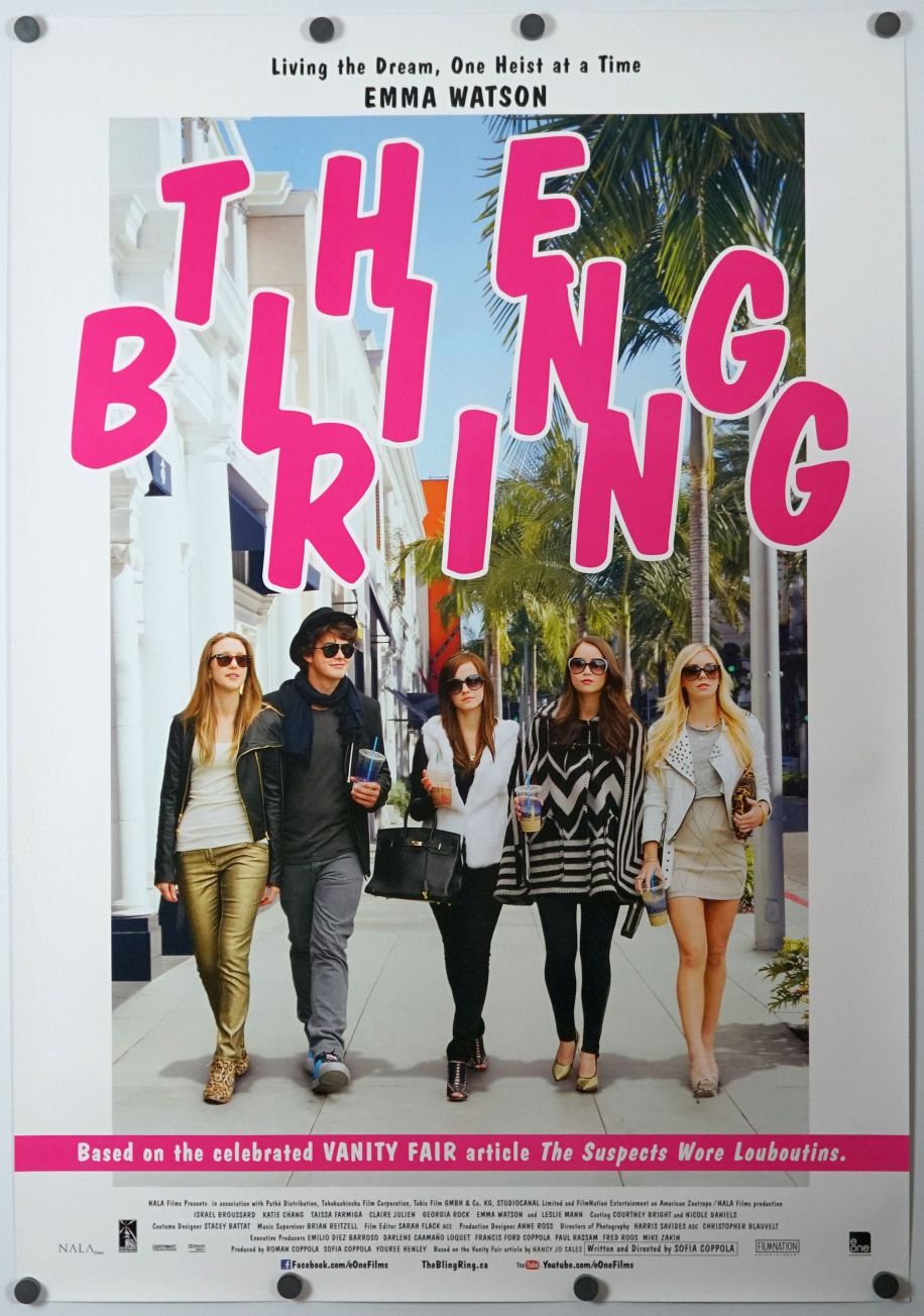 The Bling Ring (2013) original theatrical movie poster - Final