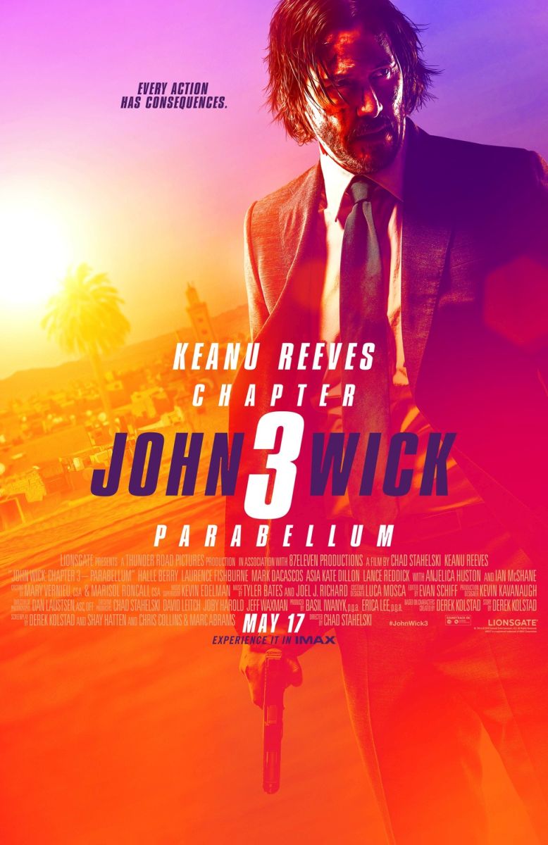John Wick: Chapter 3 - Parabellum (2019) original theatrical movie poster - Final