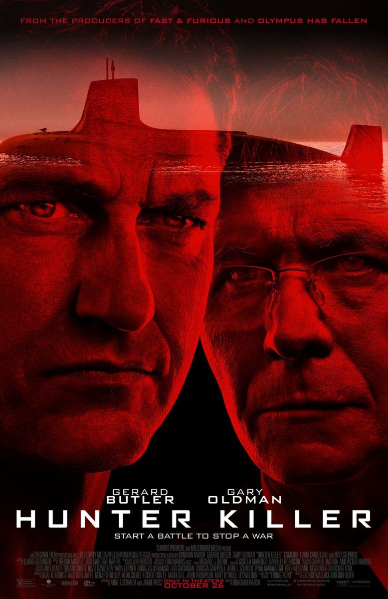 Hunter Killer (2018) original theatrical movie poster - Final