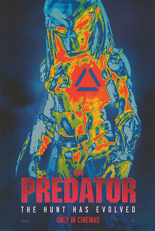 The Predator (2018) original theatrical movie poster - International Advance B