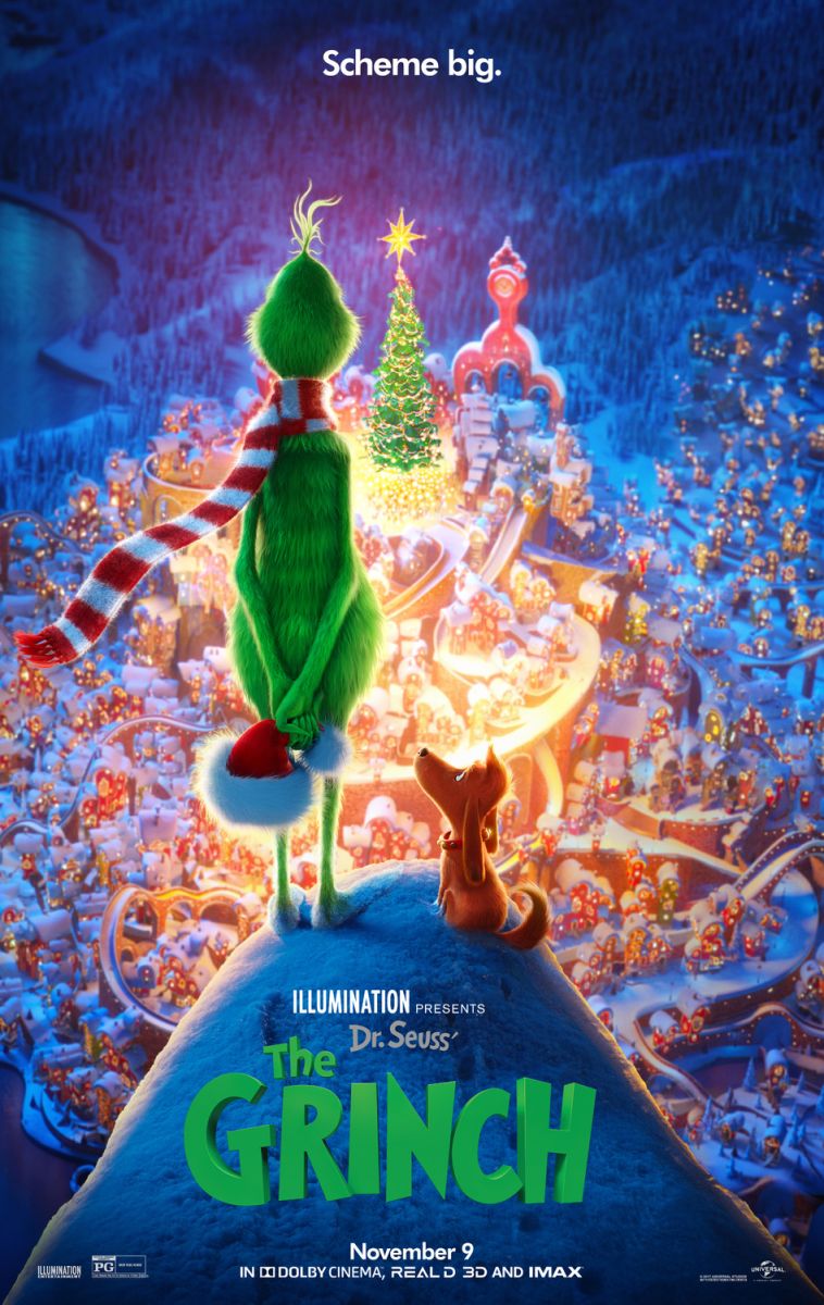 The Grinch (2018) original theatrical movie poster - Final