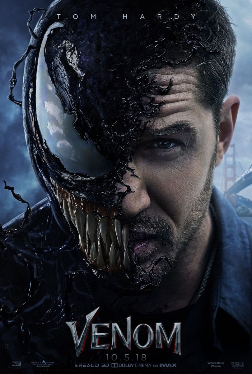 Venom (2018) original theatrical movie poster - Final