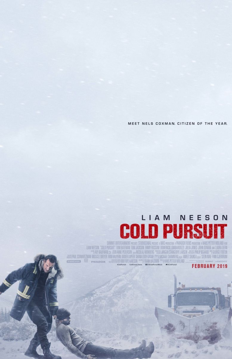 Cold Pursuit (2019) original theatrical movie poster - Final