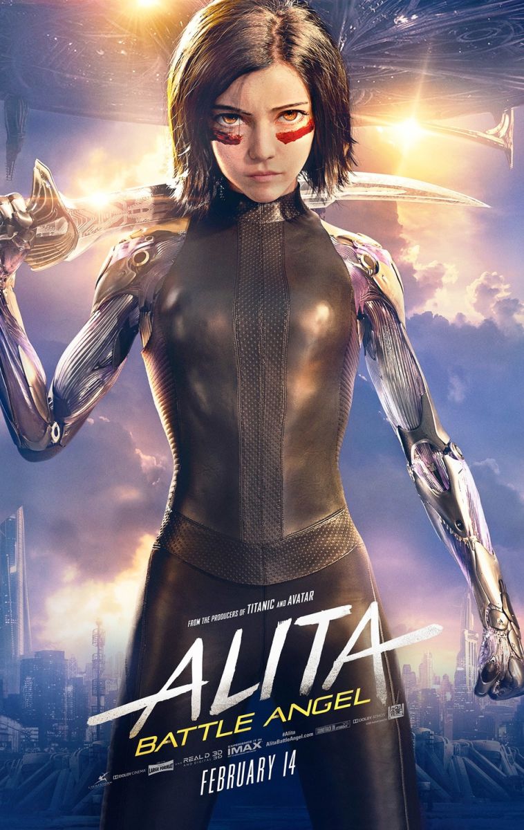 Alita: Battle Angel (2019) original theatrical movie poster - International Advance B