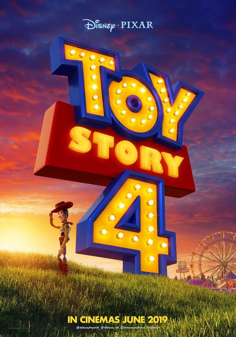 Toy Story 4 (2019) original theatrical movie poster - International Advance