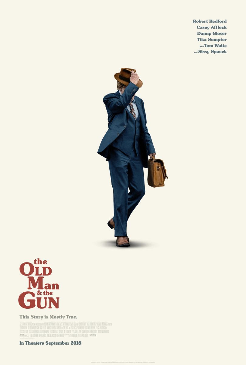 The Old Man & the Gun (2018) original theatrical movie poster - Advance