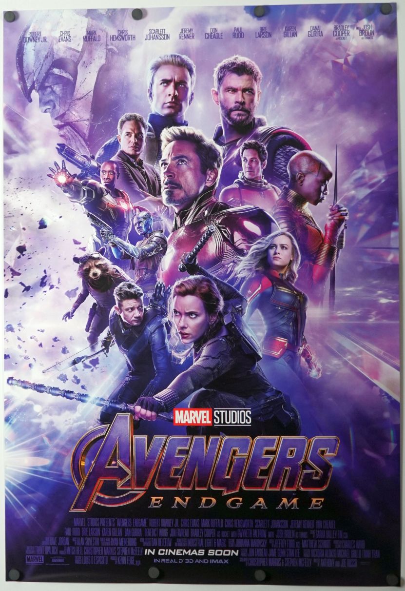 Avengers: Endgame (2019) original theatrical movie poster - International