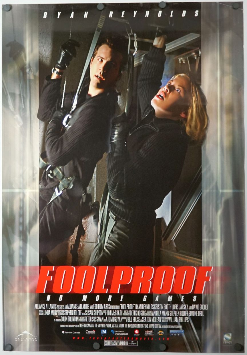 Foolproof (2003) original theatrical movie poster - Final