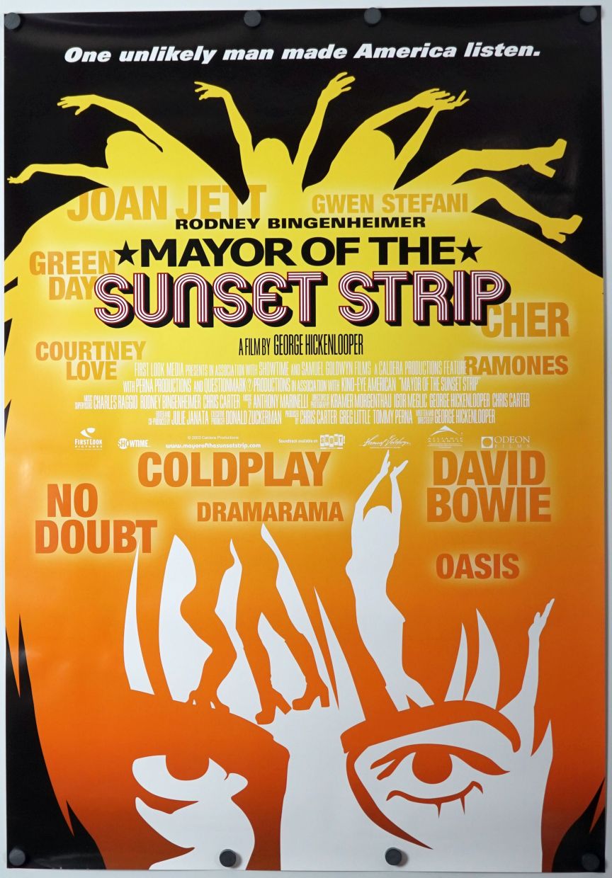 Mayor of the Sunset Strip (2003) original theatrical movie poster - Final