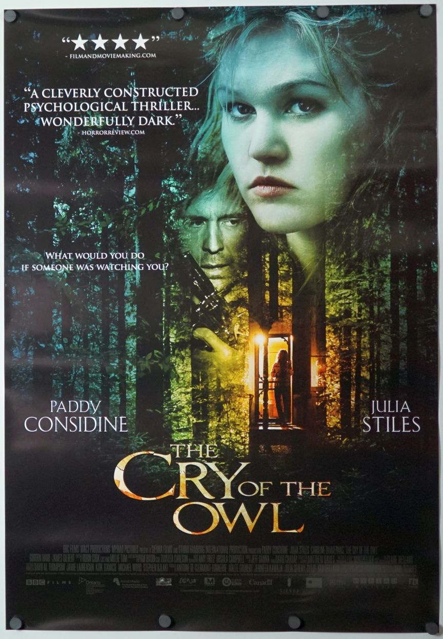 The Cry of the Owl (2010) original theatrical movie poster - Final