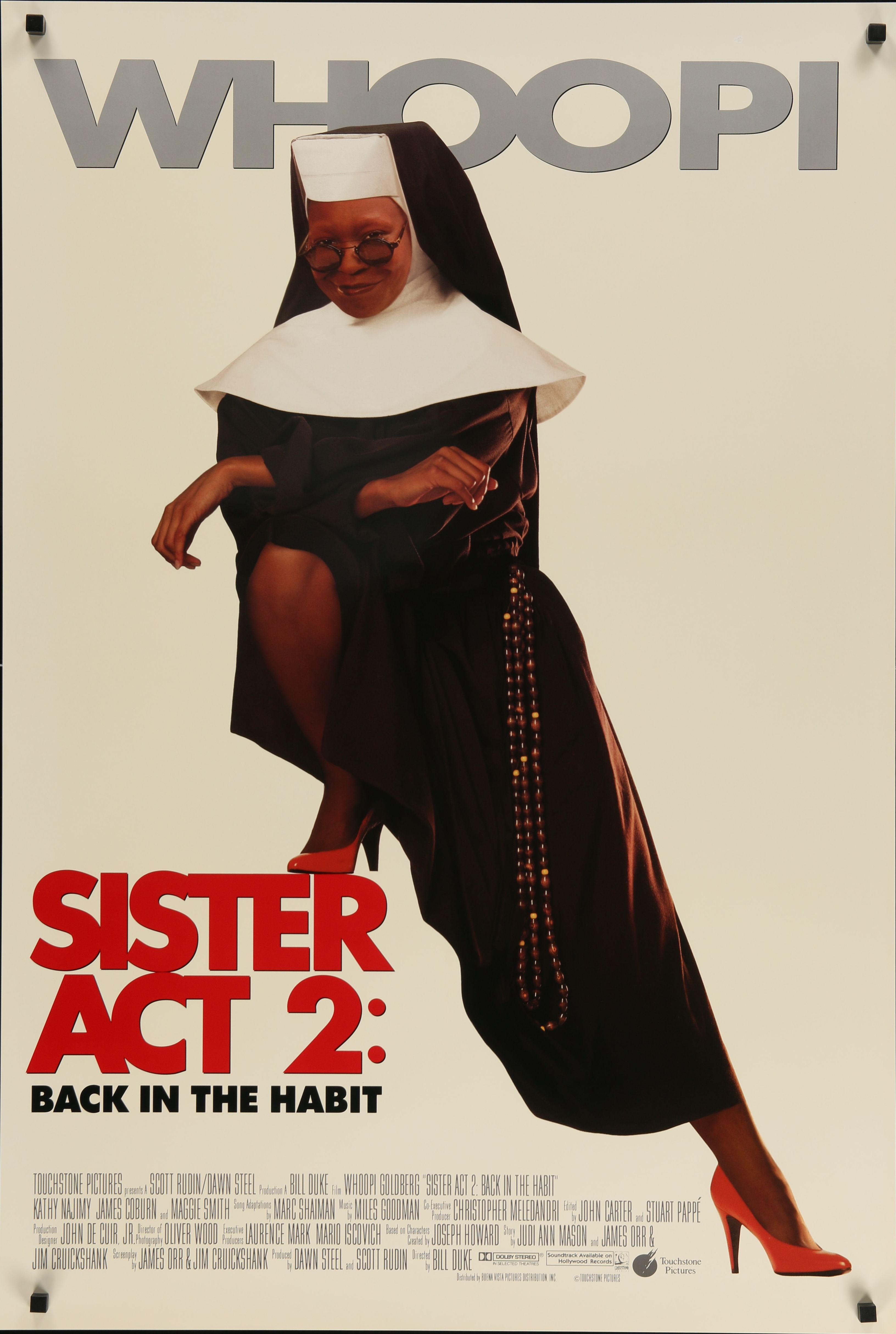 Sister Act 2: Back in the Habit (1993) original theatrical movie poster - Final
