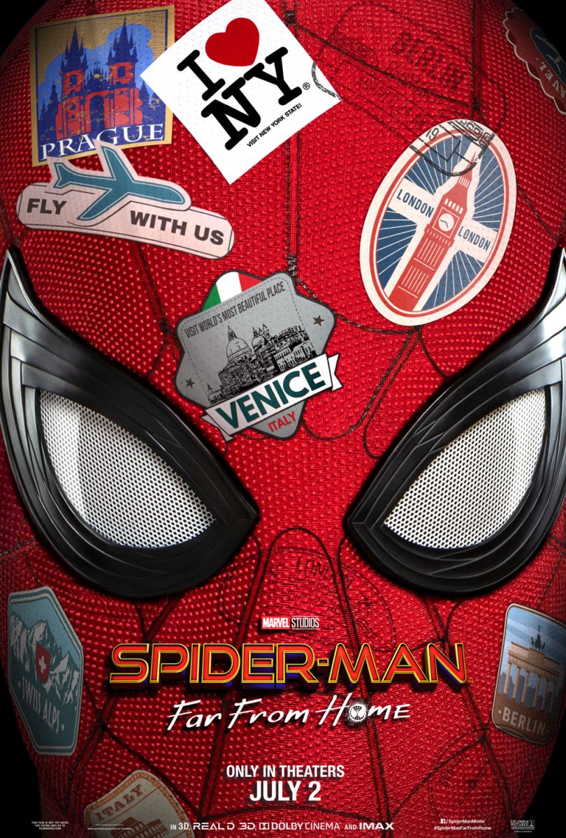 Spider-Man: Far from Home (2019) original theatrical movie poster - Advance