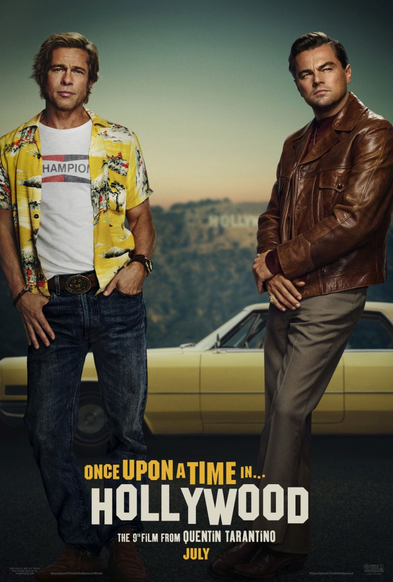 Once Upon a Time in Hollywood (2019) original theatrical movie poster - Advance Style A