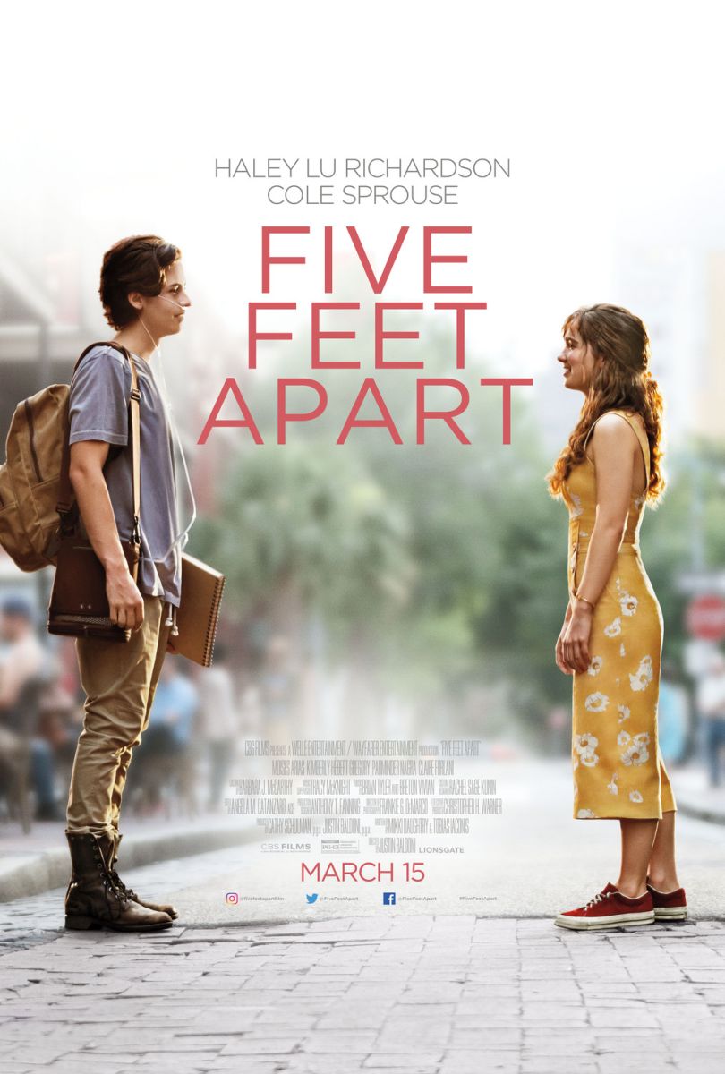 Five Feet Apart (2019) original theatrical movie poster - Final