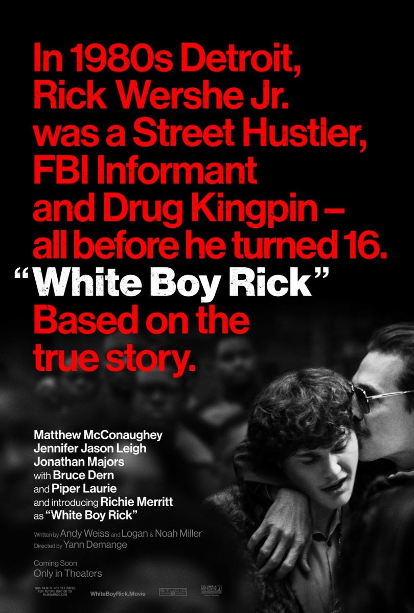White Boy Rick (2018) original theatrical movie poster - Advance