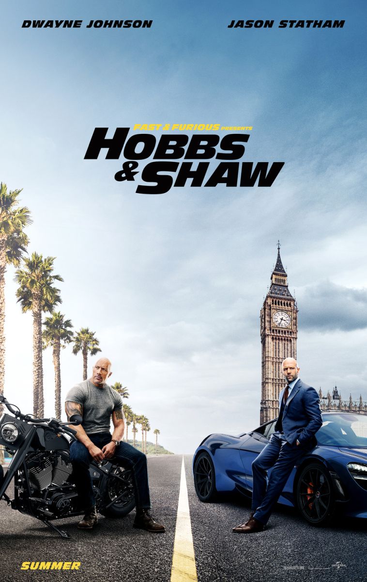 Fast & Furious Presents: Hobbs & Shaw (2019) original theatrical movie poster - Advance