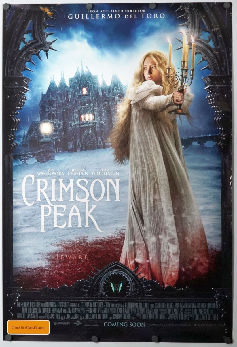 Crimson Peak (2015) original theatrical movie poster - Final