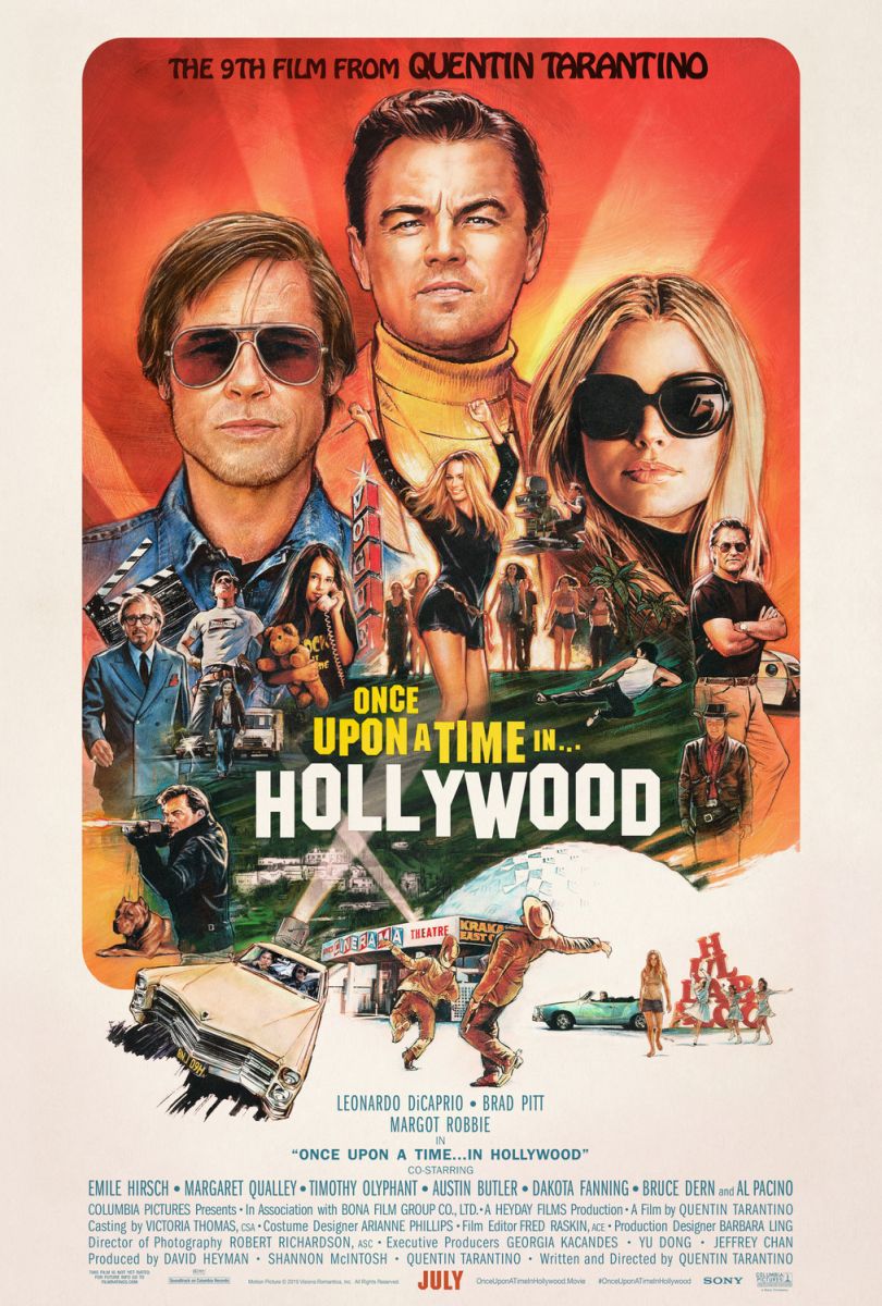 Once Upon a Time in Hollywood (2019) original theatrical movie poster - Final