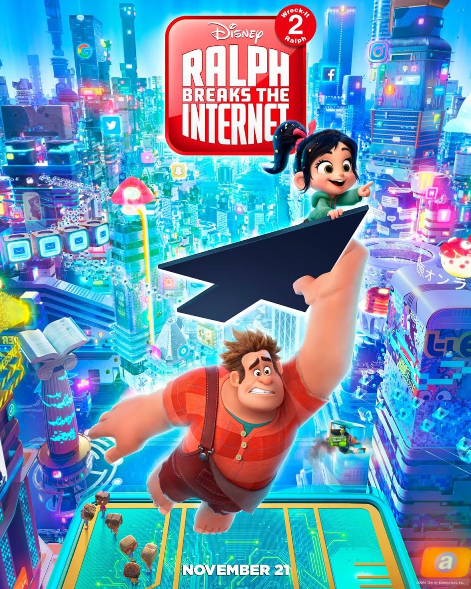 Ralph Breaks the Internet (2018) original theatrical movie poster - Advance Style B
