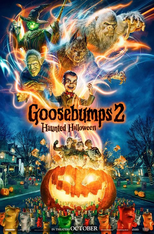Goosebumps 2: Haunted Halloween (2018) original theatrical movie poster - Advance