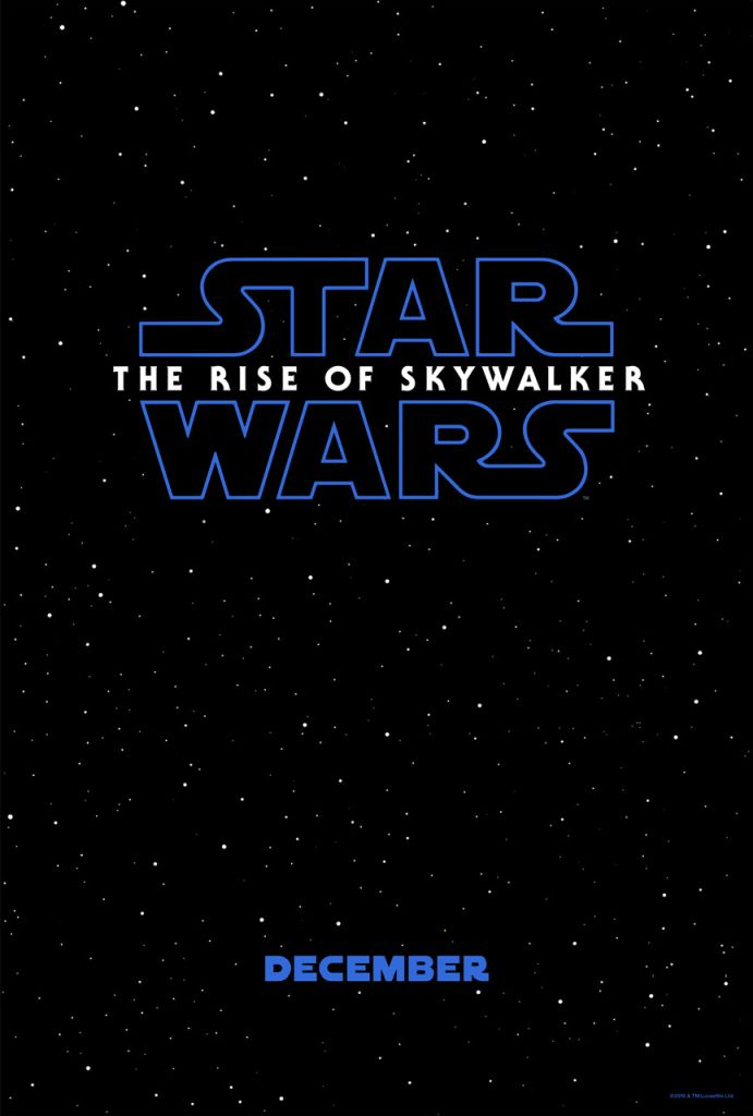 Star Wars: The Rise of Skywalker (2019) original theatrical movie poster - Advance