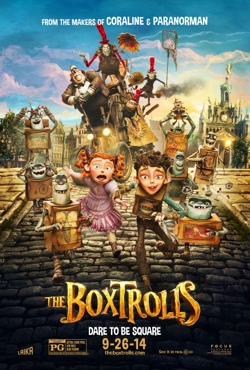 The Boxtrolls (2014) original theatrical movie poster - Final
