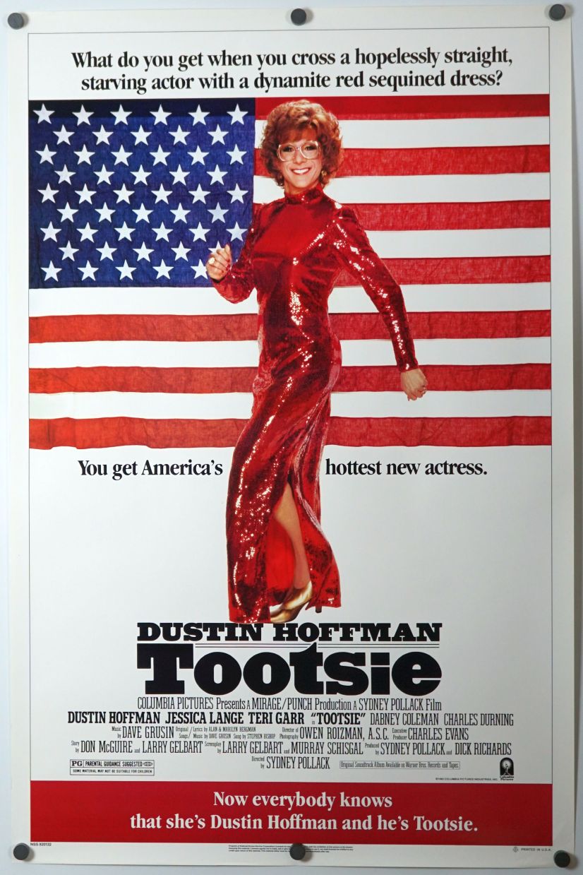Tootsie (1982) original theatrical movie poster - Style B