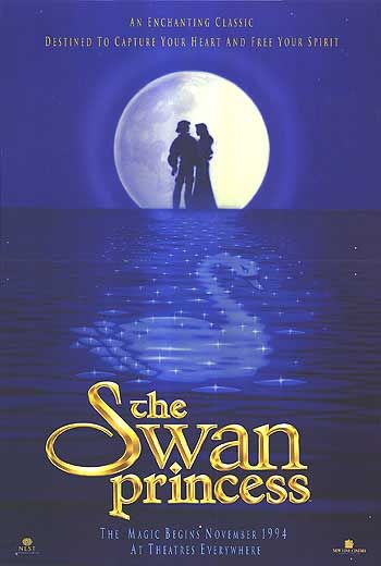 The Swan Princess (1994) original theatrical movie poster - Advance