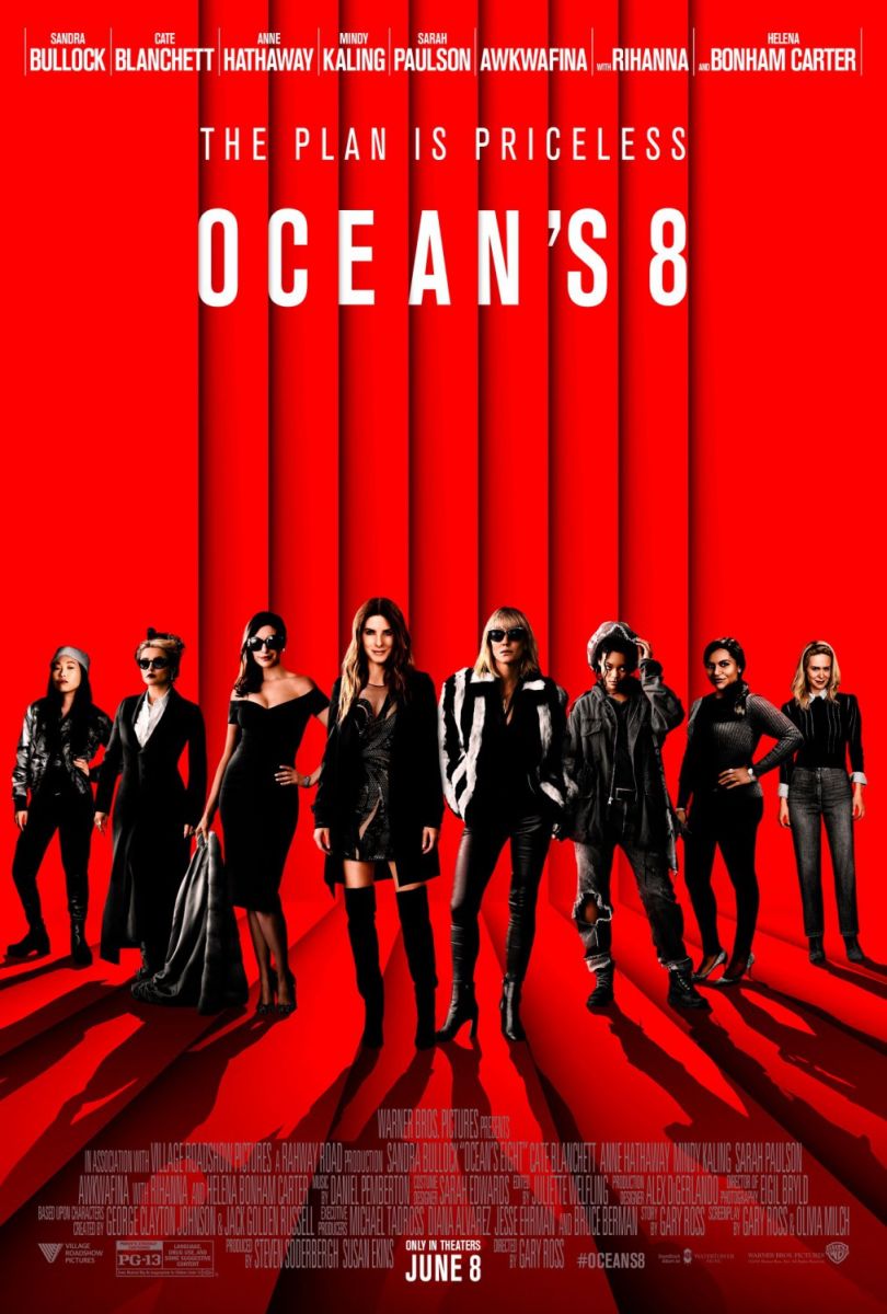 Ocean's 8 (2018) original theatrical movie poster - Final