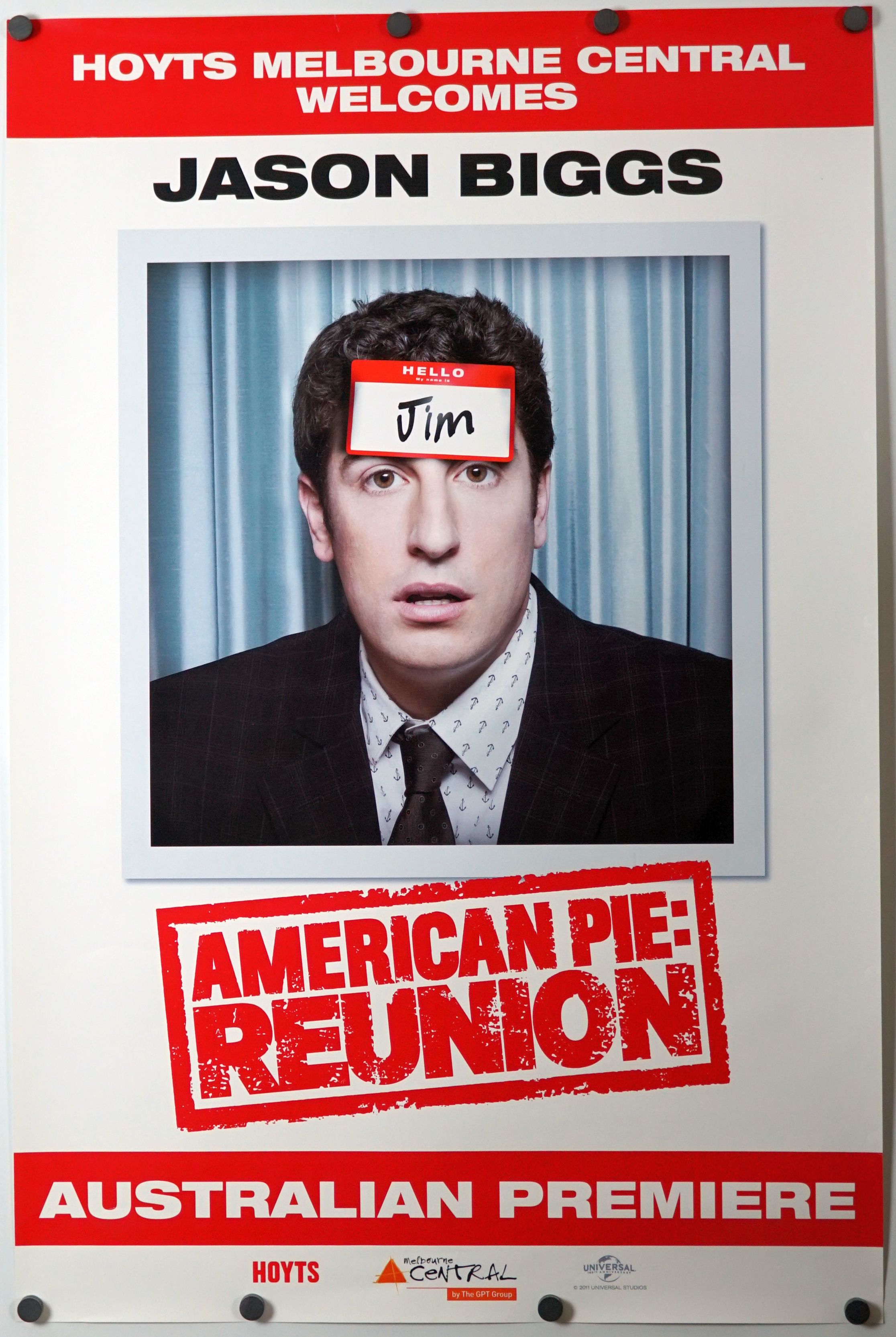 American Reunion (2012) original theatrical movie poster - Advance Style B