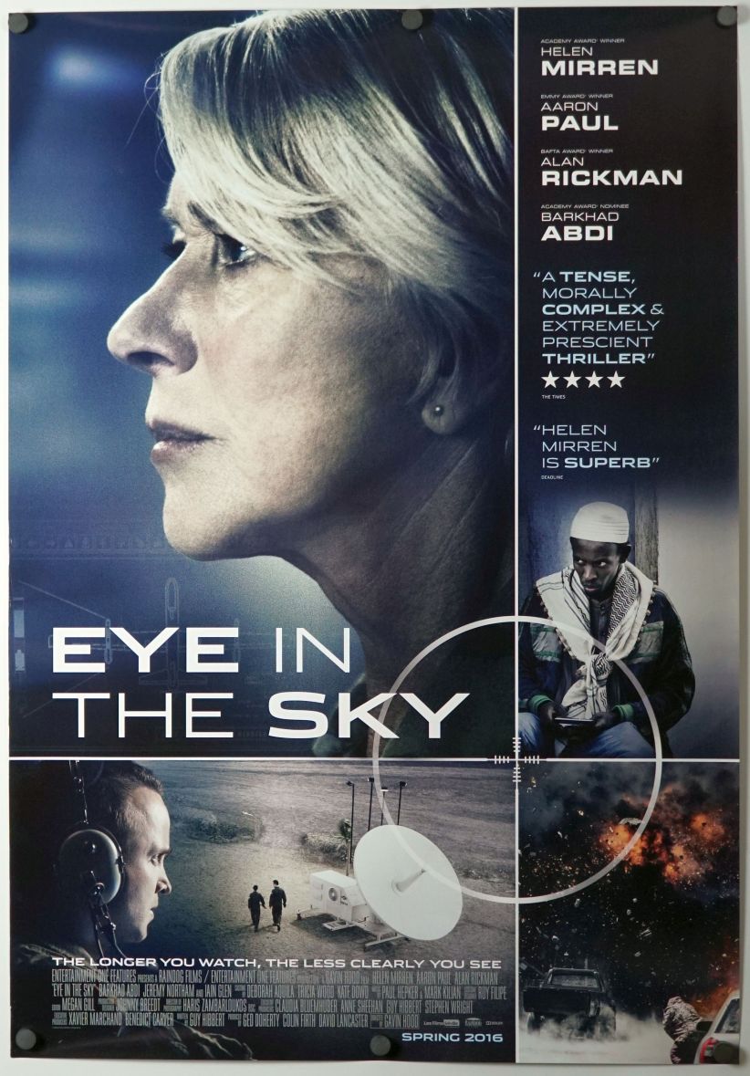 Eye in the Sky (2016) original theatrical movie poster - Final