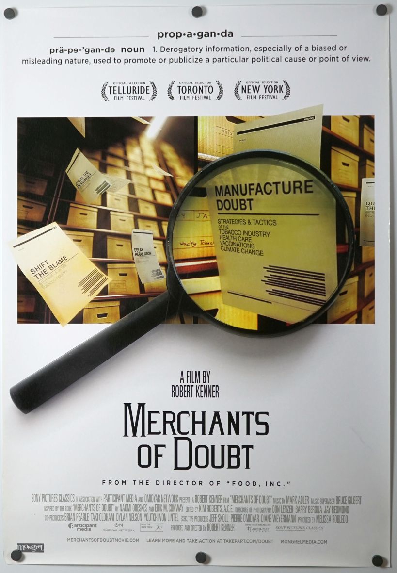 Merchants of Doubt (2015) original theatrical movie poster - Final