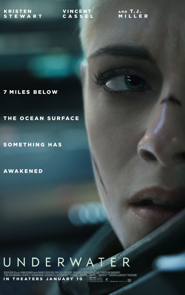 Underwater (2020) original theatrical movie poster - Advance