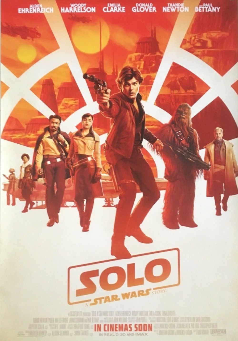 Solo: A Star Wars Story (2018) original theatrical movie poster - International