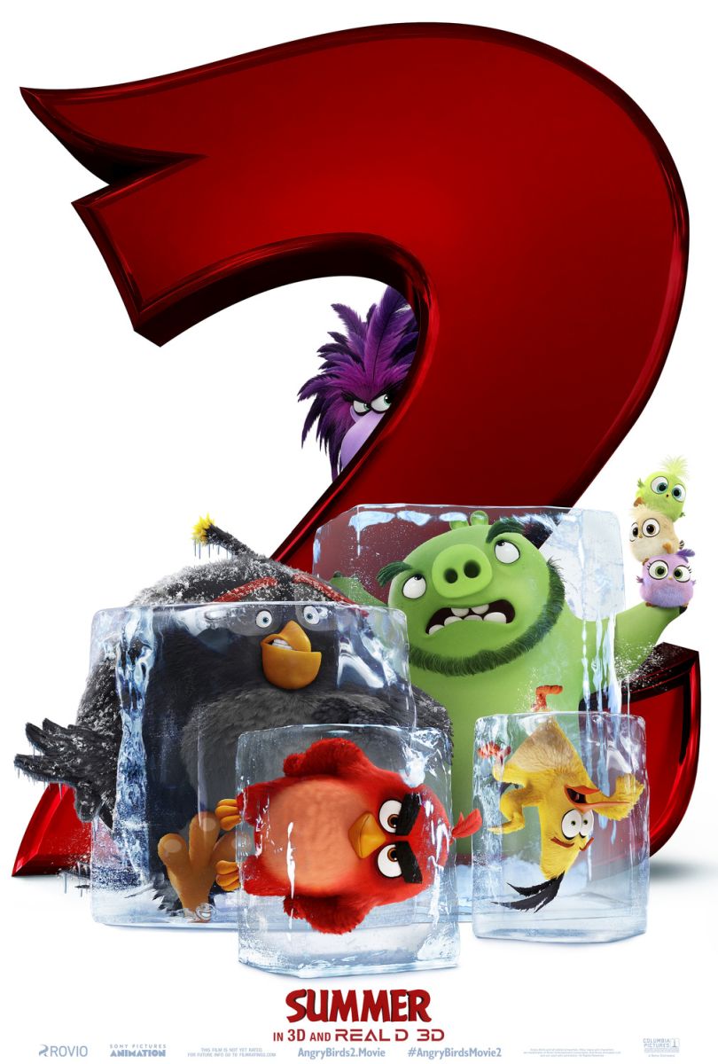 The Angry Birds Movie 2 (2019) original theatrical movie poster - Advance