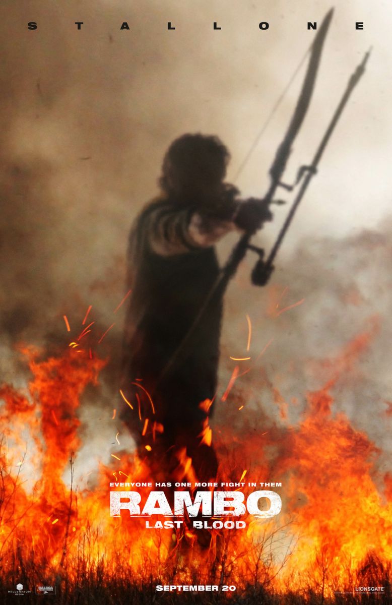 Rambo: Last Blood (2019) original theatrical movie poster - Advance