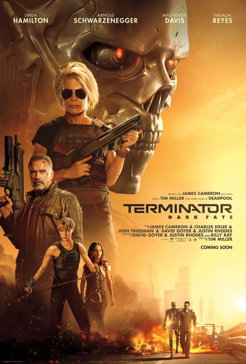 Terminator: Dark Fate (2019) original theatrical movie poster - International Style B