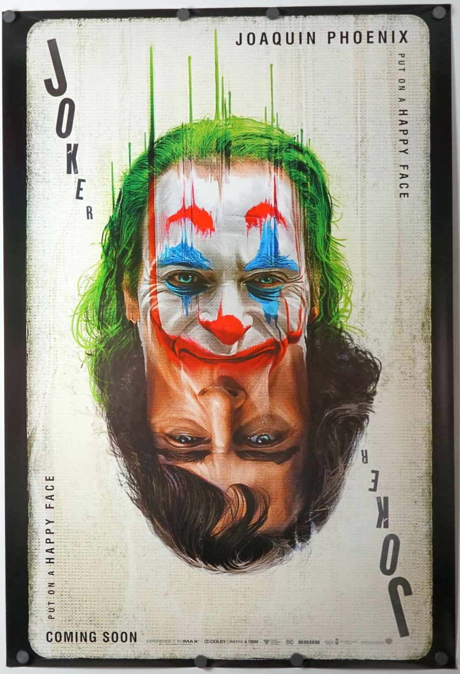 Joker (2019) original theatrical movie poster - International