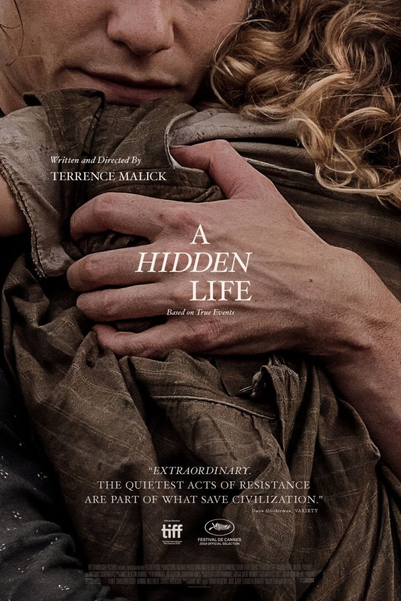 A Hidden Life (2019) original theatrical movie poster - Final
