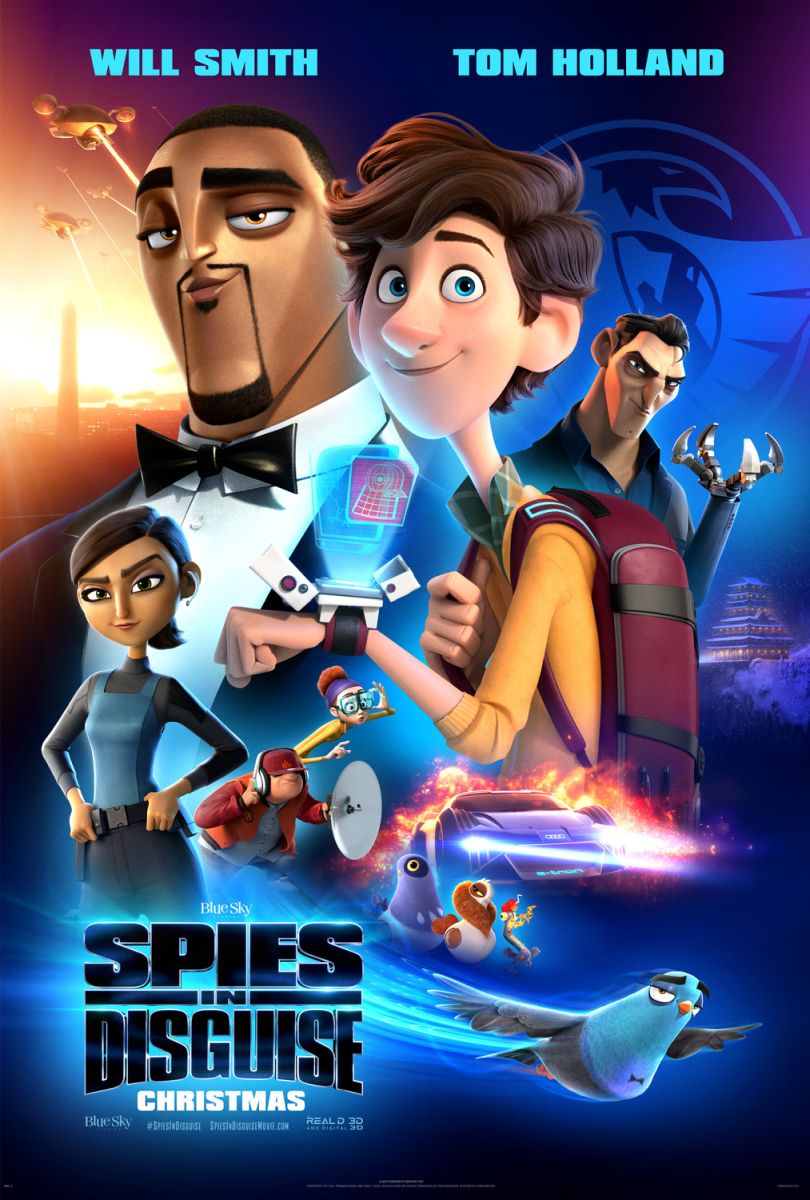 Spies in Disguise (2019) original theatrical movie poster - Final
