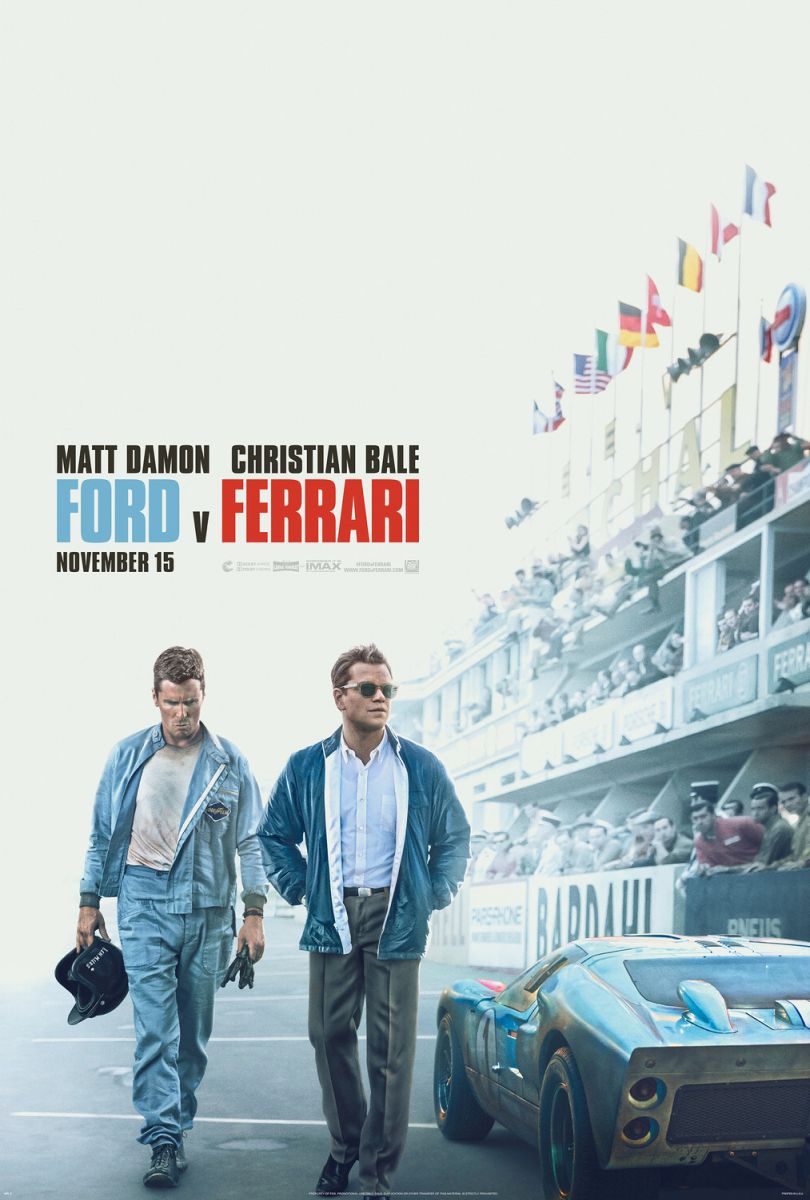 Ford v. Ferrari (2019) original theatrical movie poster - Final